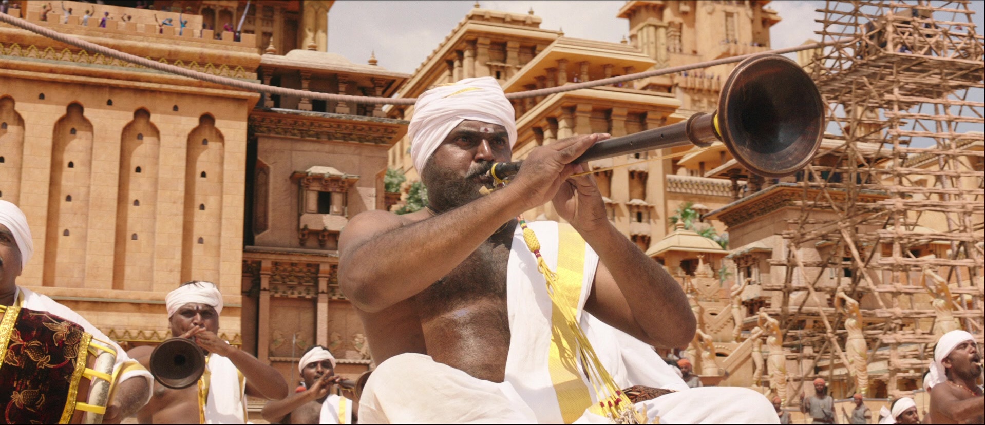 Bãhubali: The Beginning (2015), wide, 2.32:1 — film still
