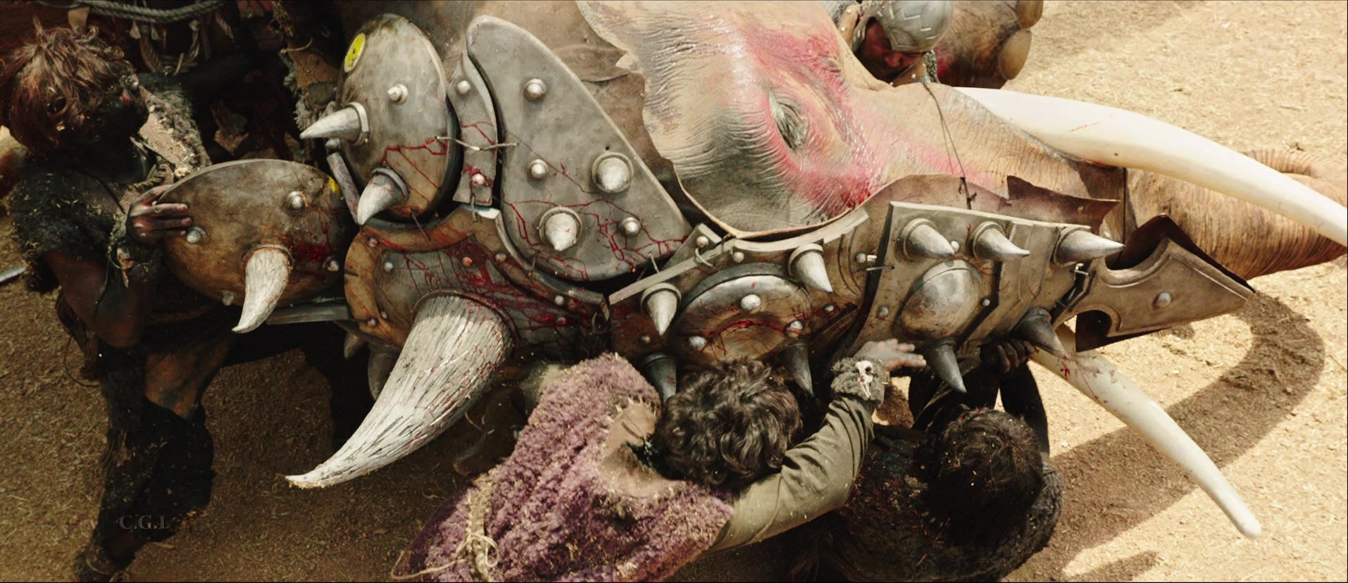 Bãhubali: The Beginning (2015), wide, 2.31:1 — film still