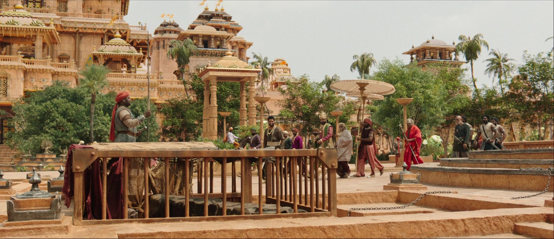 Bãhubali: The Beginning (2015), wide, 2.32:1 — film still