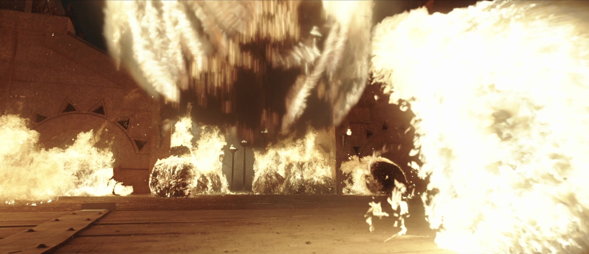 Bãhubali: The Beginning (2015), wide, 2.31:1 — film still