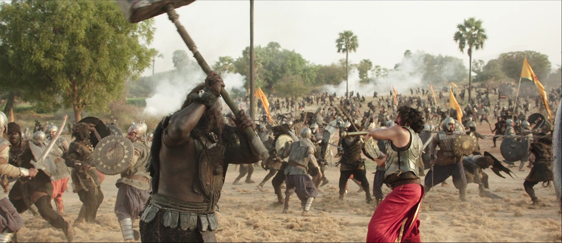 Bãhubali: The Beginning (2015), wide, 2.31:1 — film still
