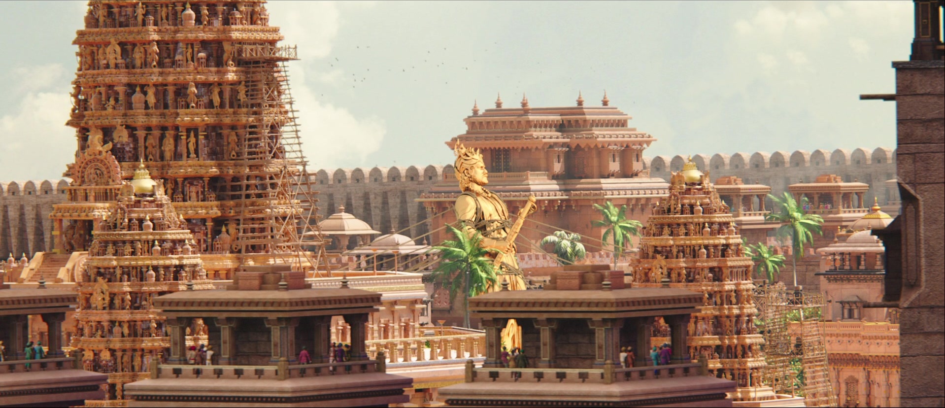 Bãhubali: The Beginning (2015), wide, 2.32:1 — film still