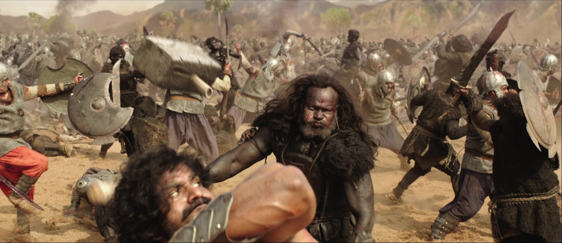 Bãhubali: The Beginning (2015), wide, 2.31:1 — film still
