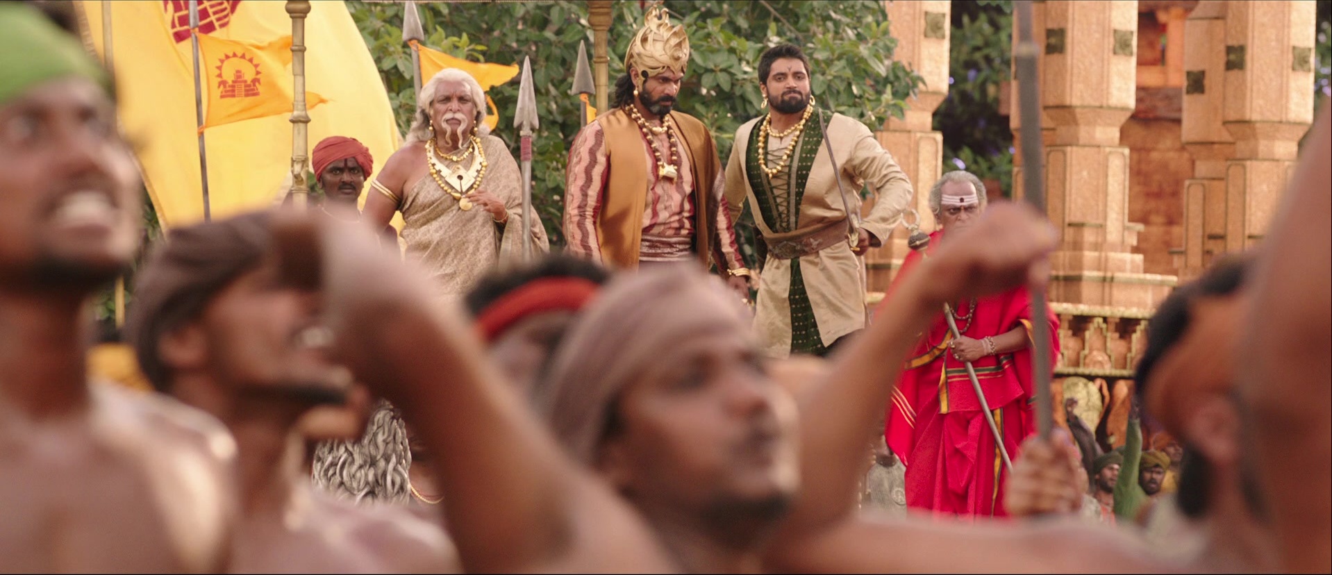 Bãhubali: The Beginning (2015), wide, 2.32:1 — film still