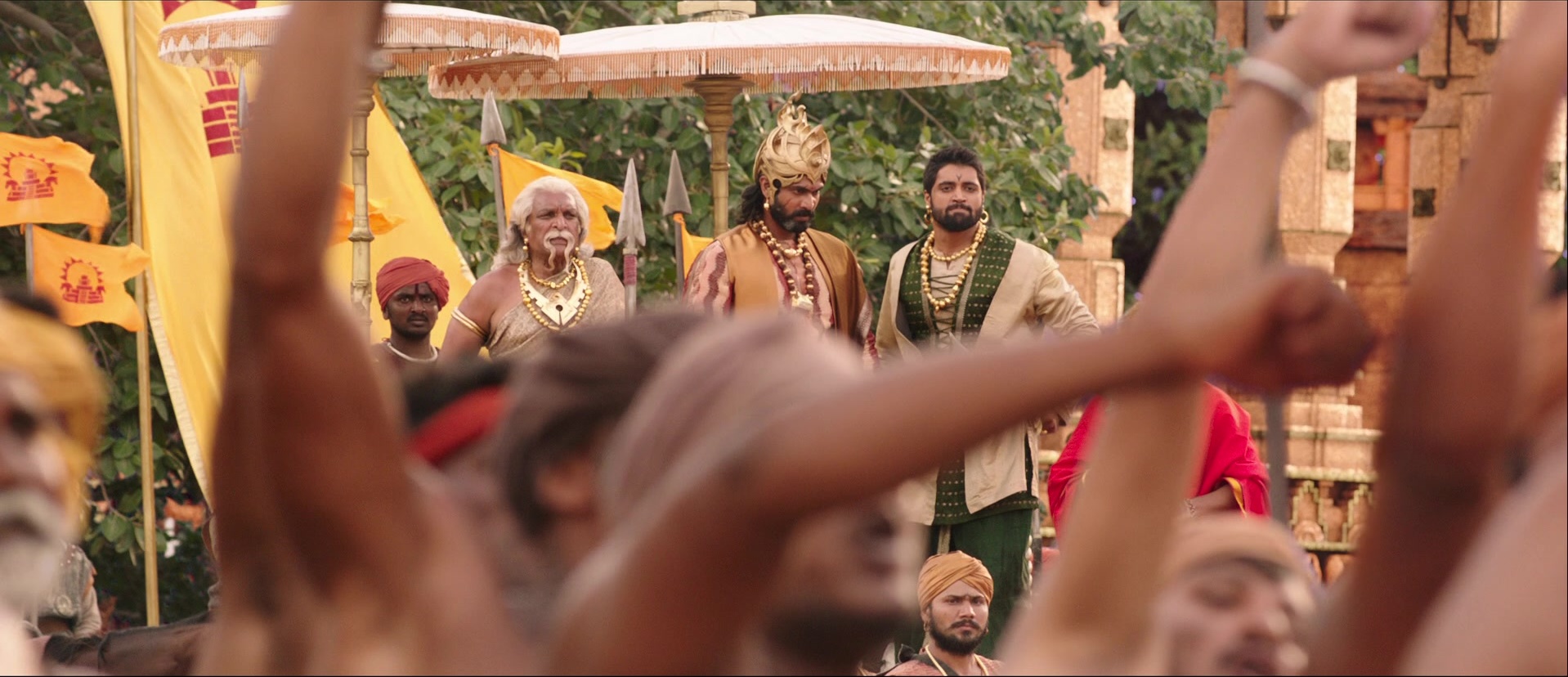 Bãhubali: The Beginning (2015), wide, 2.32:1 — film still