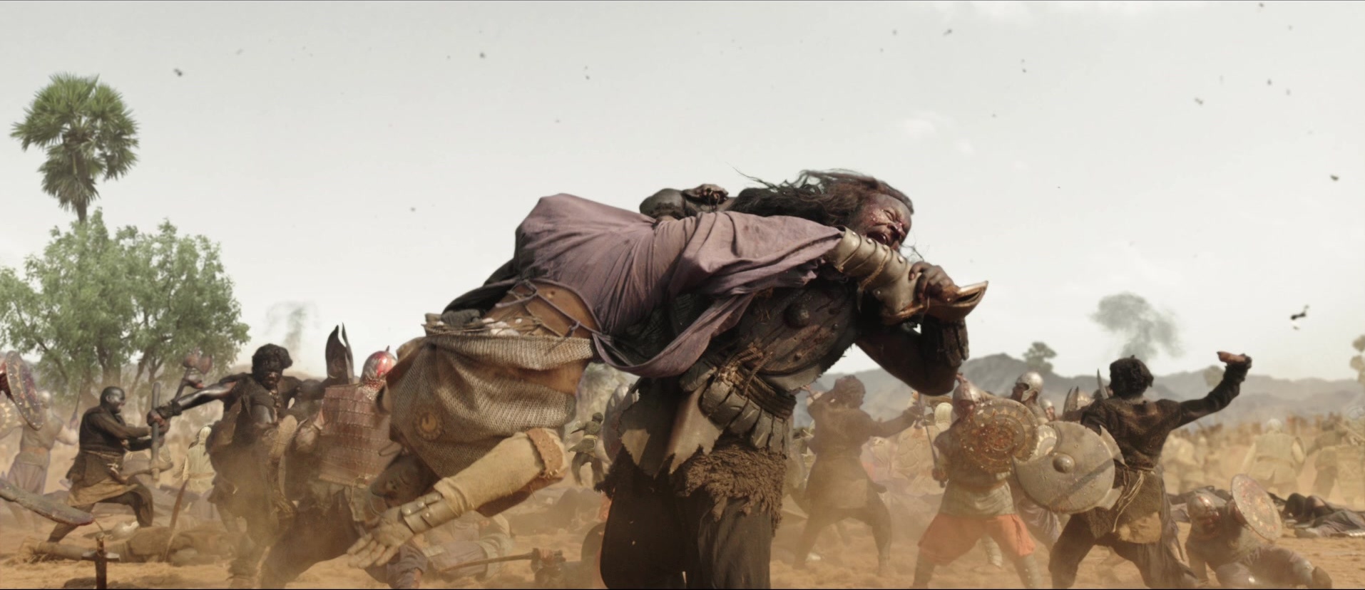 Bãhubali: The Beginning (2015), wide, 2.31:1 — film still