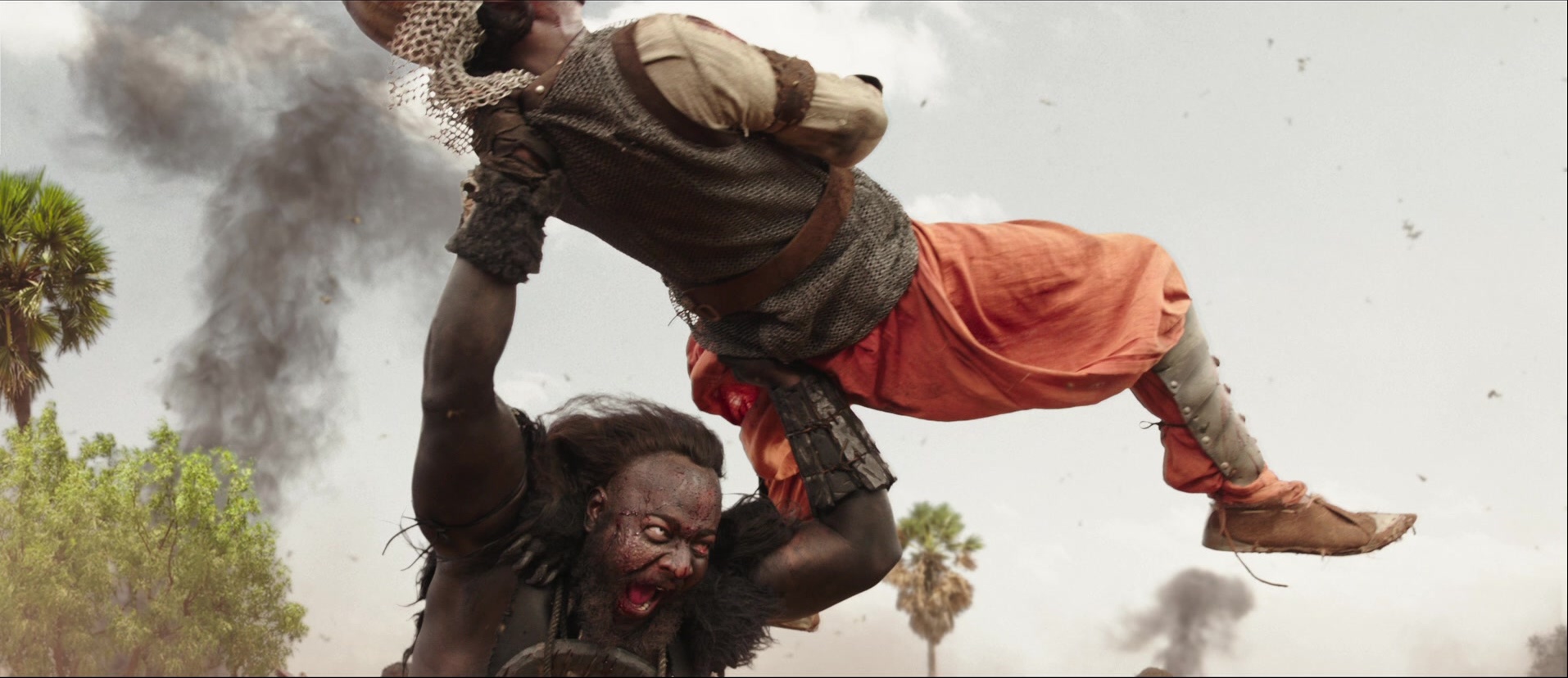 Bãhubali: The Beginning (2015), wide, 2.31:1 — film still