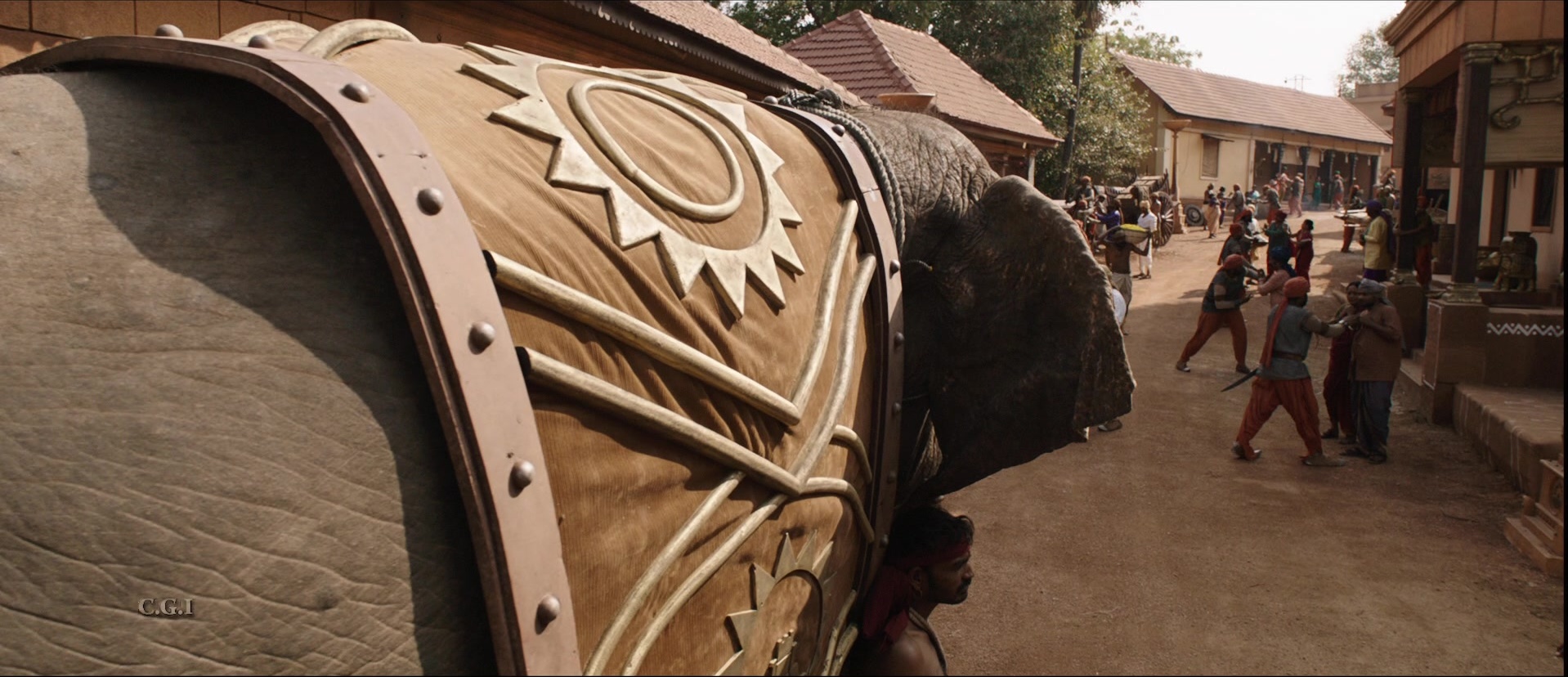 Bãhubali: The Beginning (2015), wide, 2.32:1 — film still