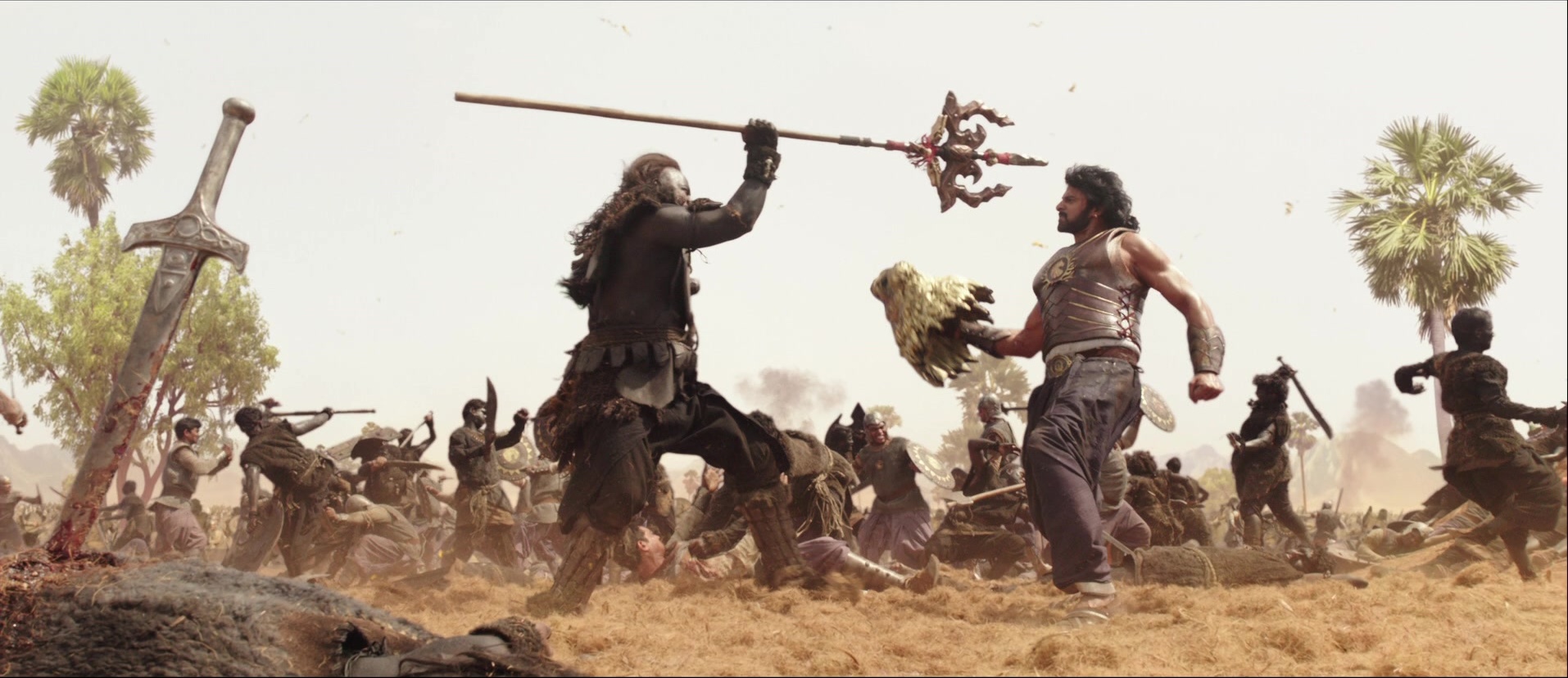 Bãhubali: The Beginning (2015), wide, 2.31:1 — film still