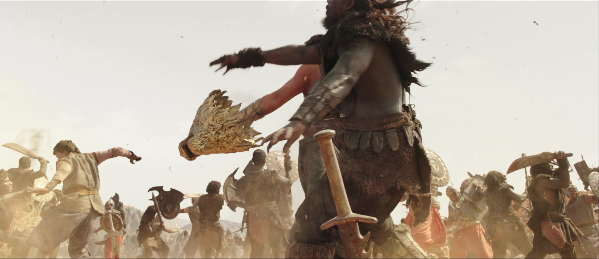 Bãhubali: The Beginning (2015), wide, 2.31:1 — film still