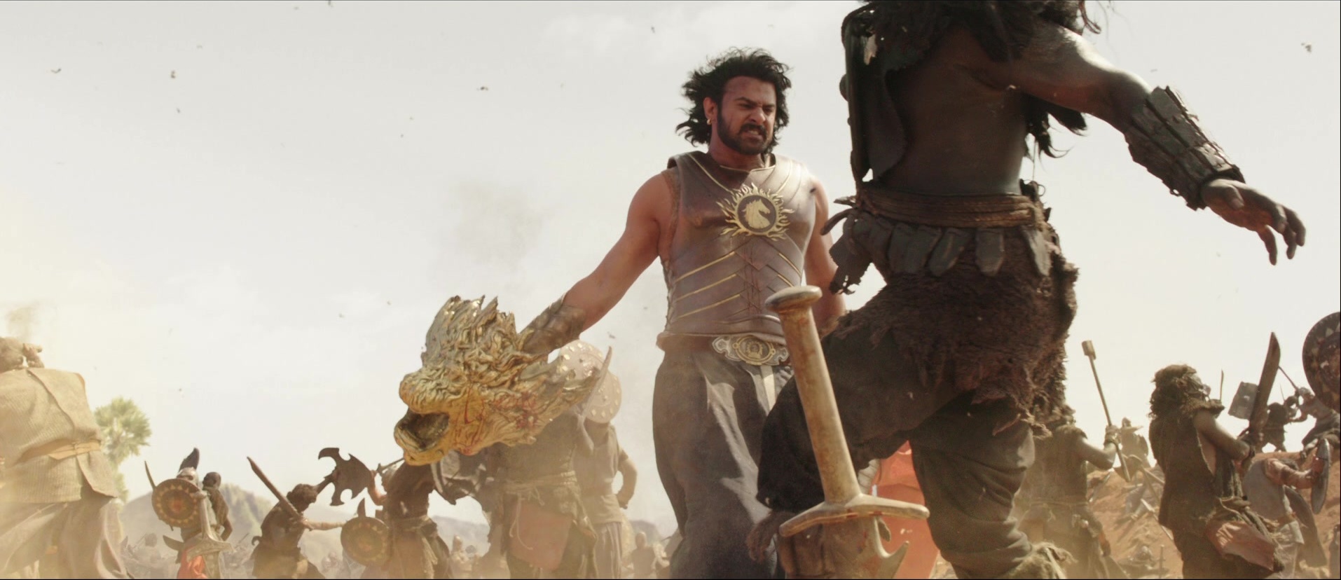 Bãhubali: The Beginning (2015), wide, 2.31:1 — film still