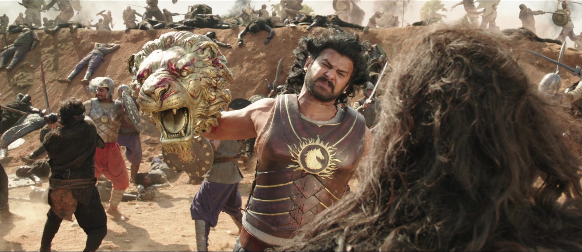 Bãhubali: The Beginning (2015), wide, 2.31:1 — film still