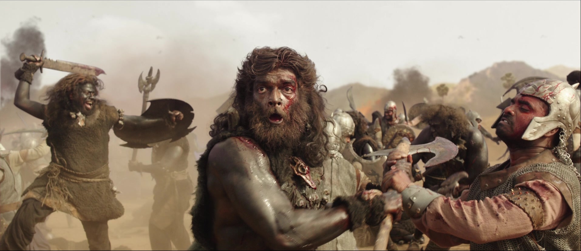 Bãhubali: The Beginning (2015), wide, 2.31:1 — film still
