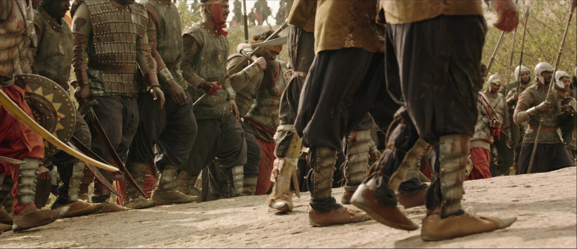 Bãhubali: The Beginning (2015), wide, 2.31:1 — film still