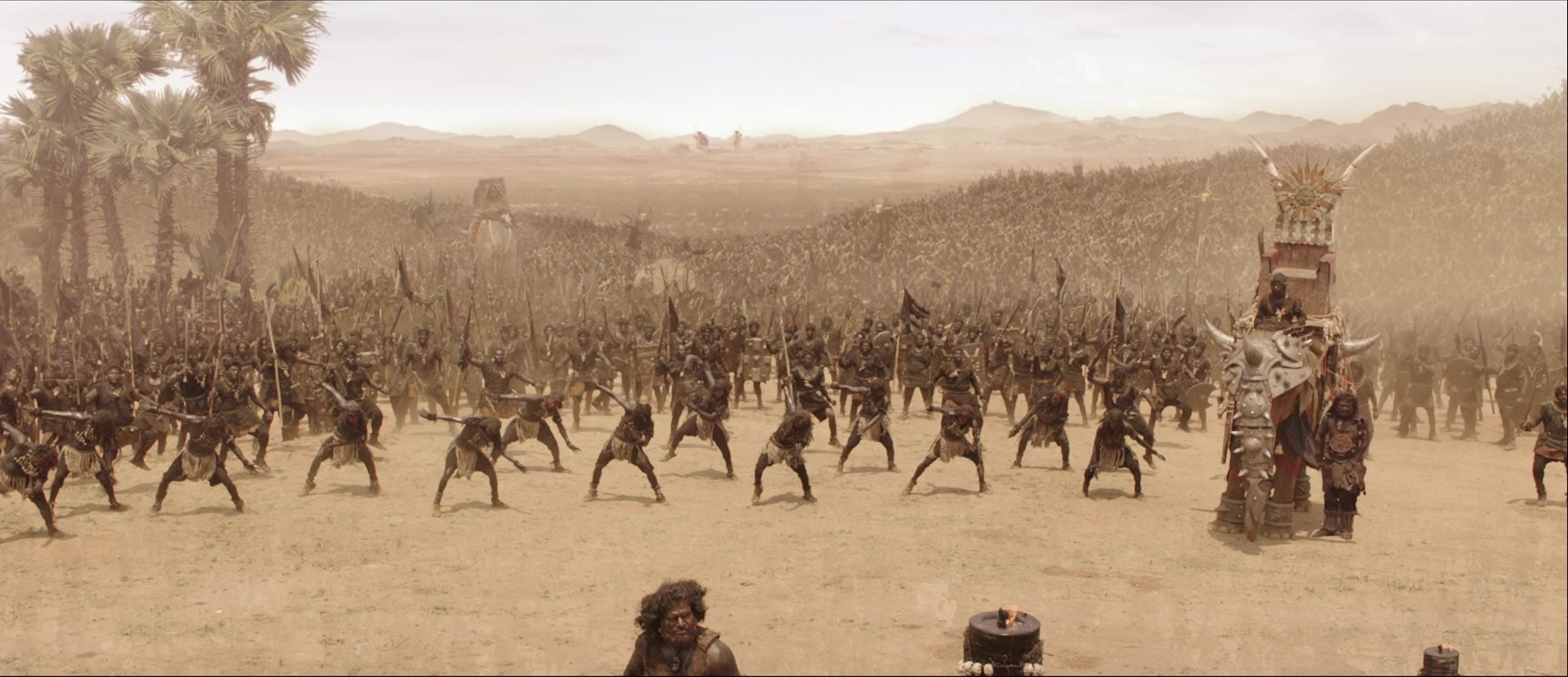 Bãhubali: The Beginning (2015), wide, 2.32:1 — film still