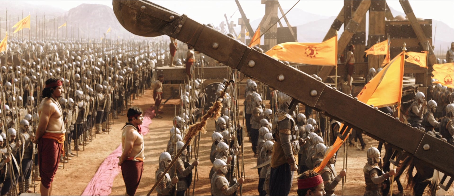 Bãhubali: The Beginning (2015), wide, 2.32:1 — film still
