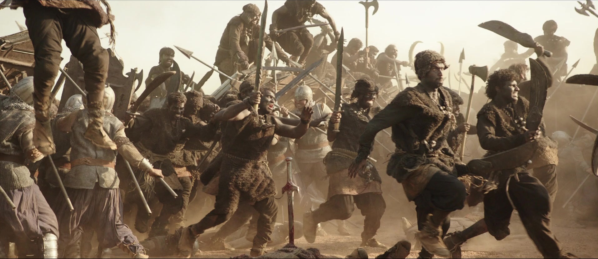 Bãhubali: The Beginning (2015), wide, 2.31:1 — film still