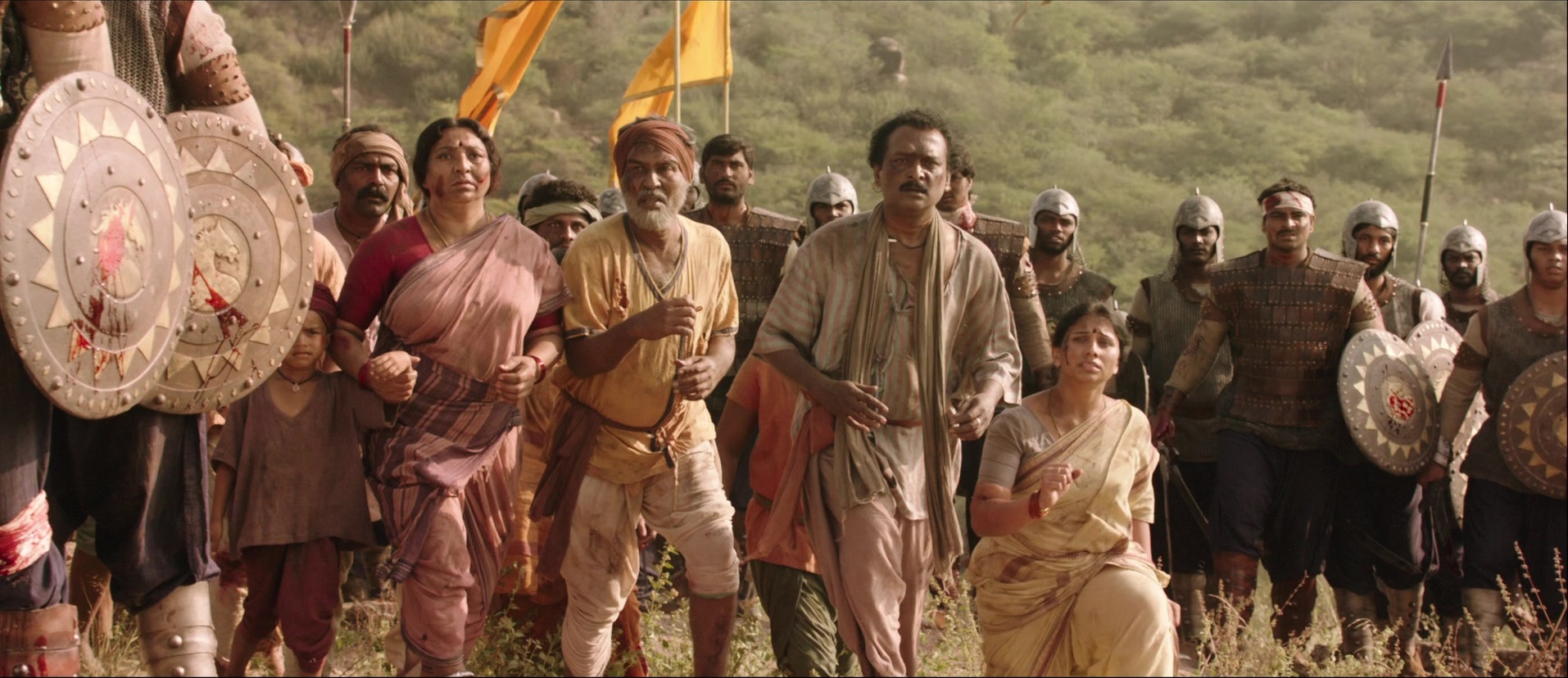 Bãhubali: The Beginning (2015), wide, 2.31:1 — film still