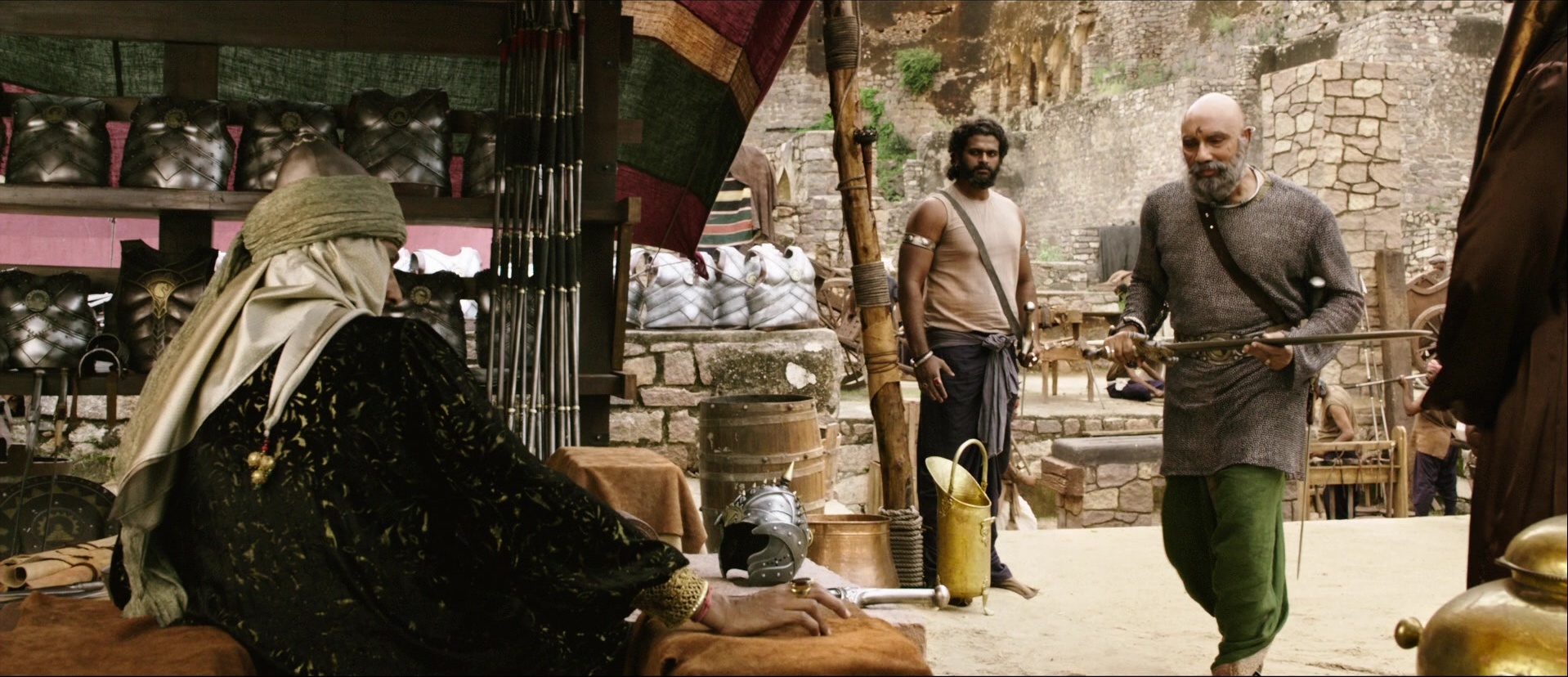 Bãhubali: The Beginning (2015), wide, 2.32:1 — film still