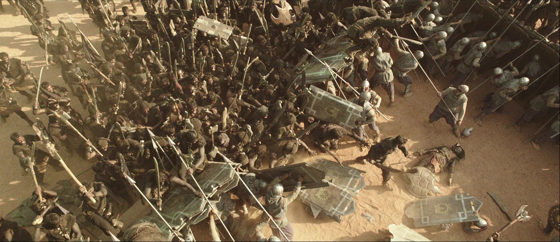 Bãhubali: The Beginning (2015), wide, 2.31:1 — film still