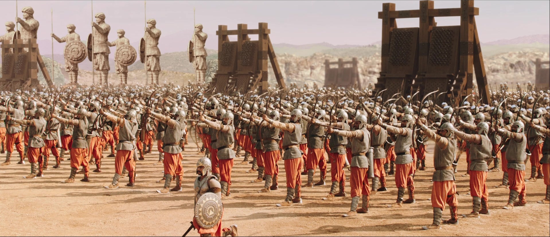 Bãhubali: The Beginning (2015), wide, 2.32:1 — film still
