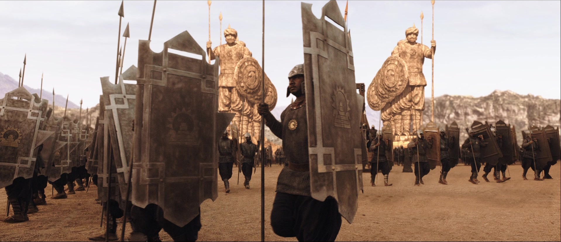 Bãhubali: The Beginning (2015), wide, 2.32:1 — film still