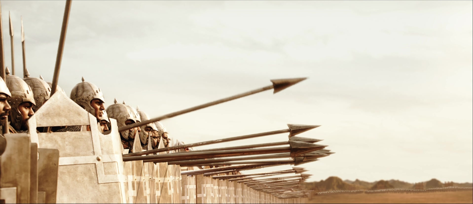Bãhubali: The Beginning (2015), wide, 2.32:1 — film still