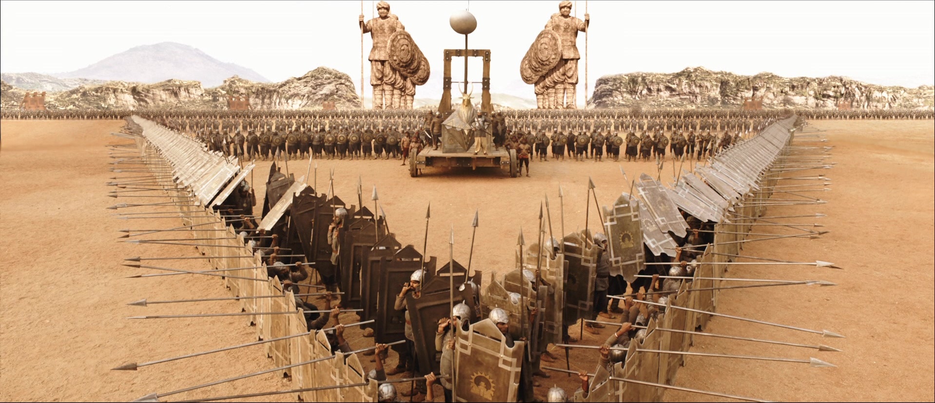 Bãhubali: The Beginning (2015), wide, 2.32:1 — film still