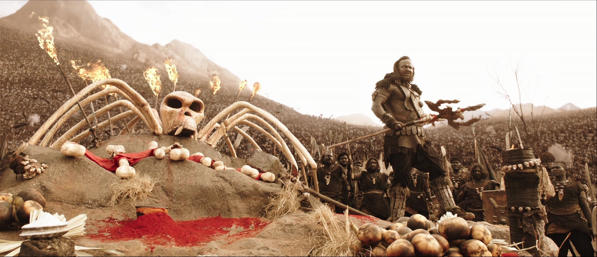 Bãhubali: The Beginning (2015), wide, 2.32:1 — film still