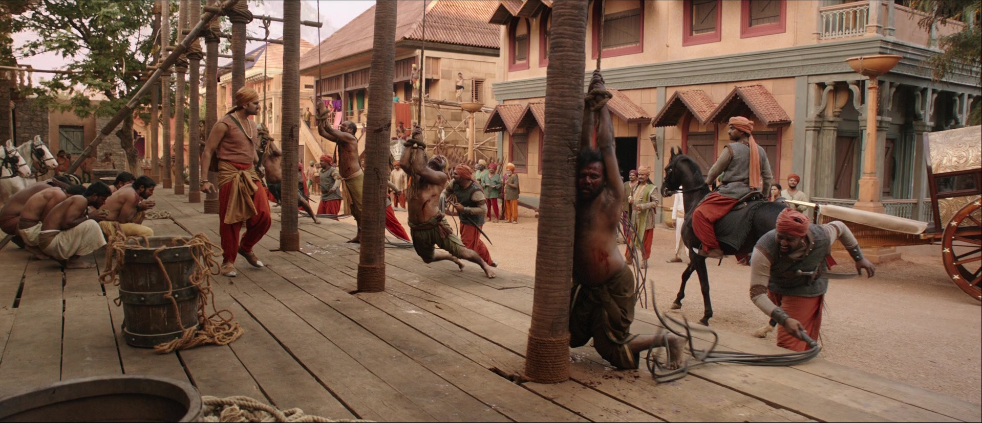 Bãhubali: The Beginning (2015), wide, 2.32:1 — film still