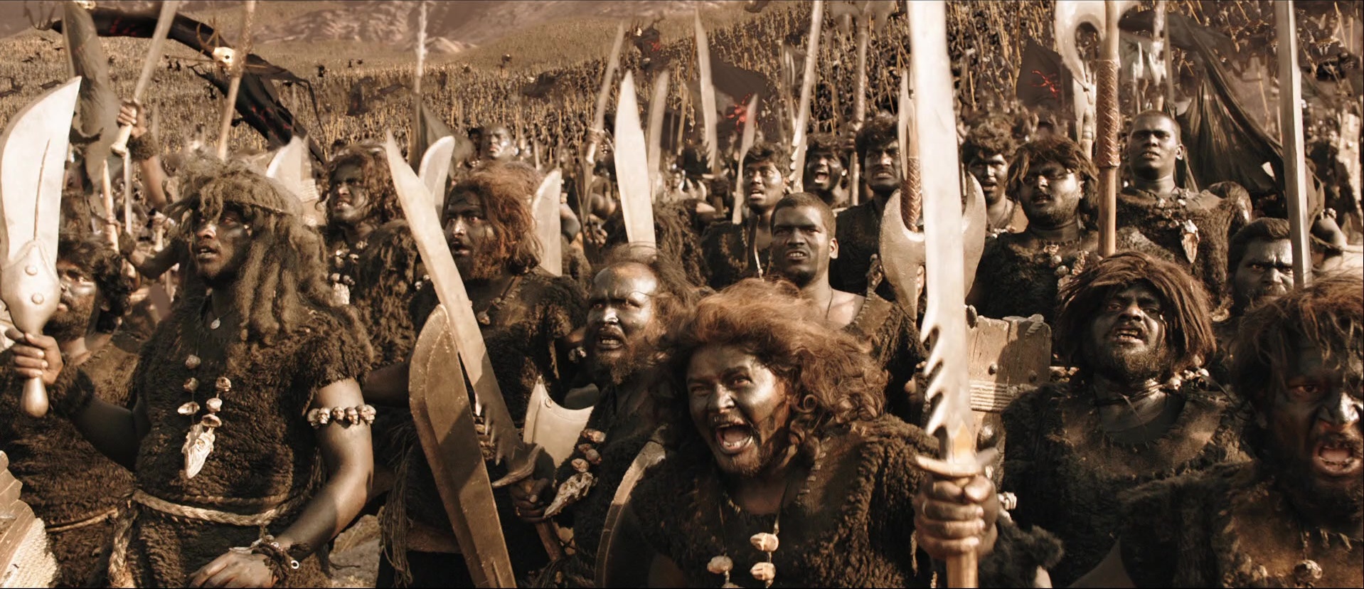 Bãhubali: The Beginning (2015), wide, 2.32:1 — film still