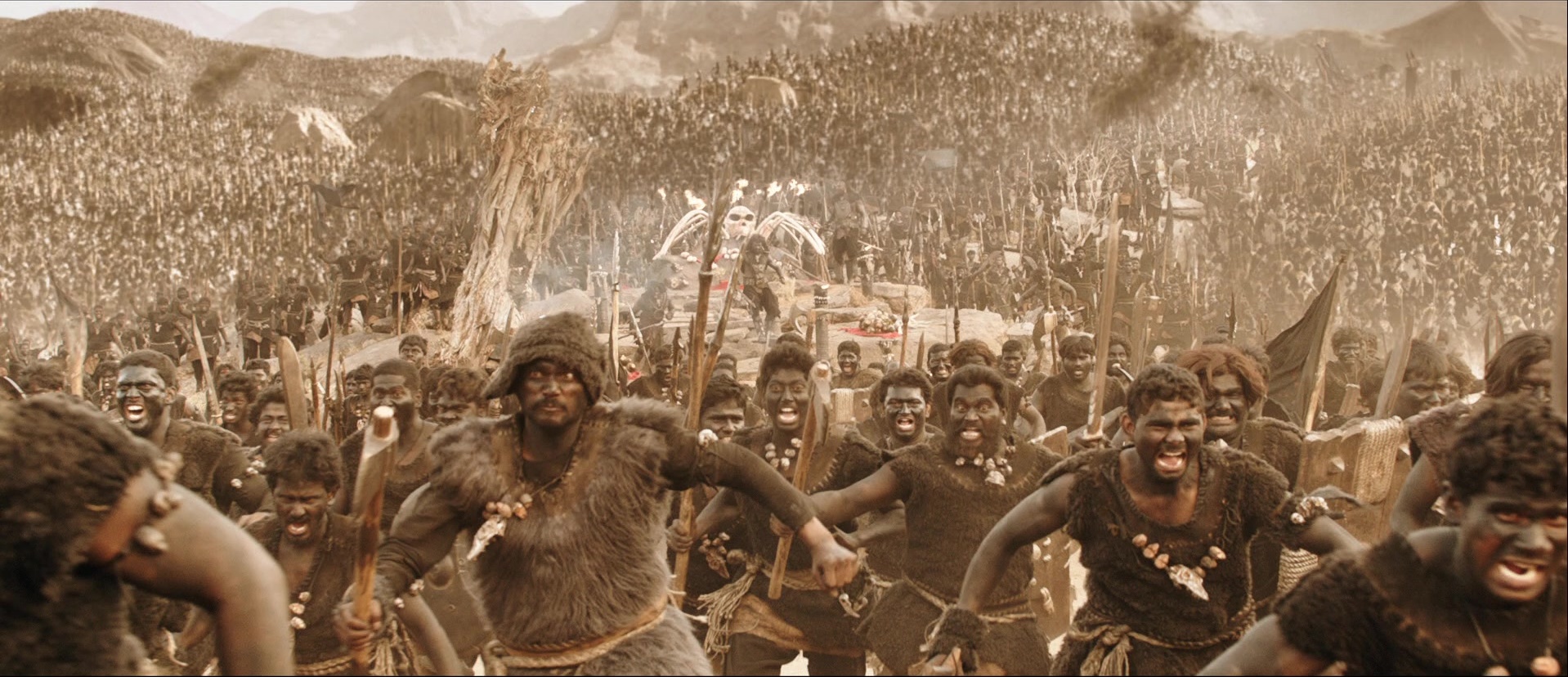 Bãhubali: The Beginning (2015), wide, 2.32:1 — film still
