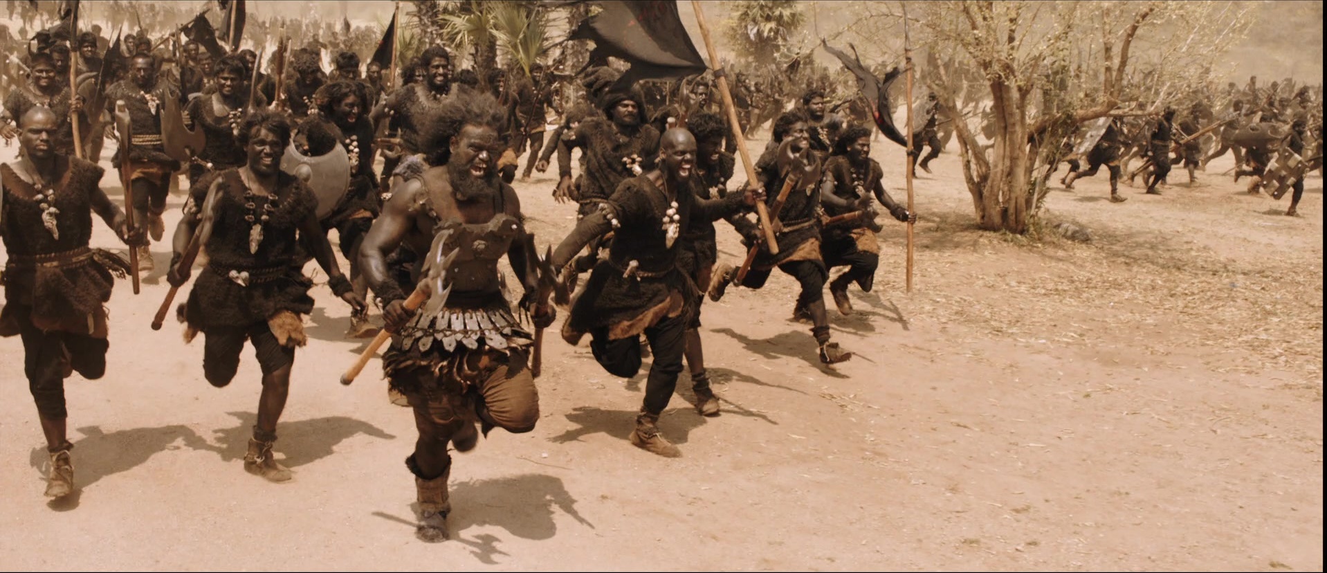 Bãhubali: The Beginning (2015), wide, 2.32:1 — film still