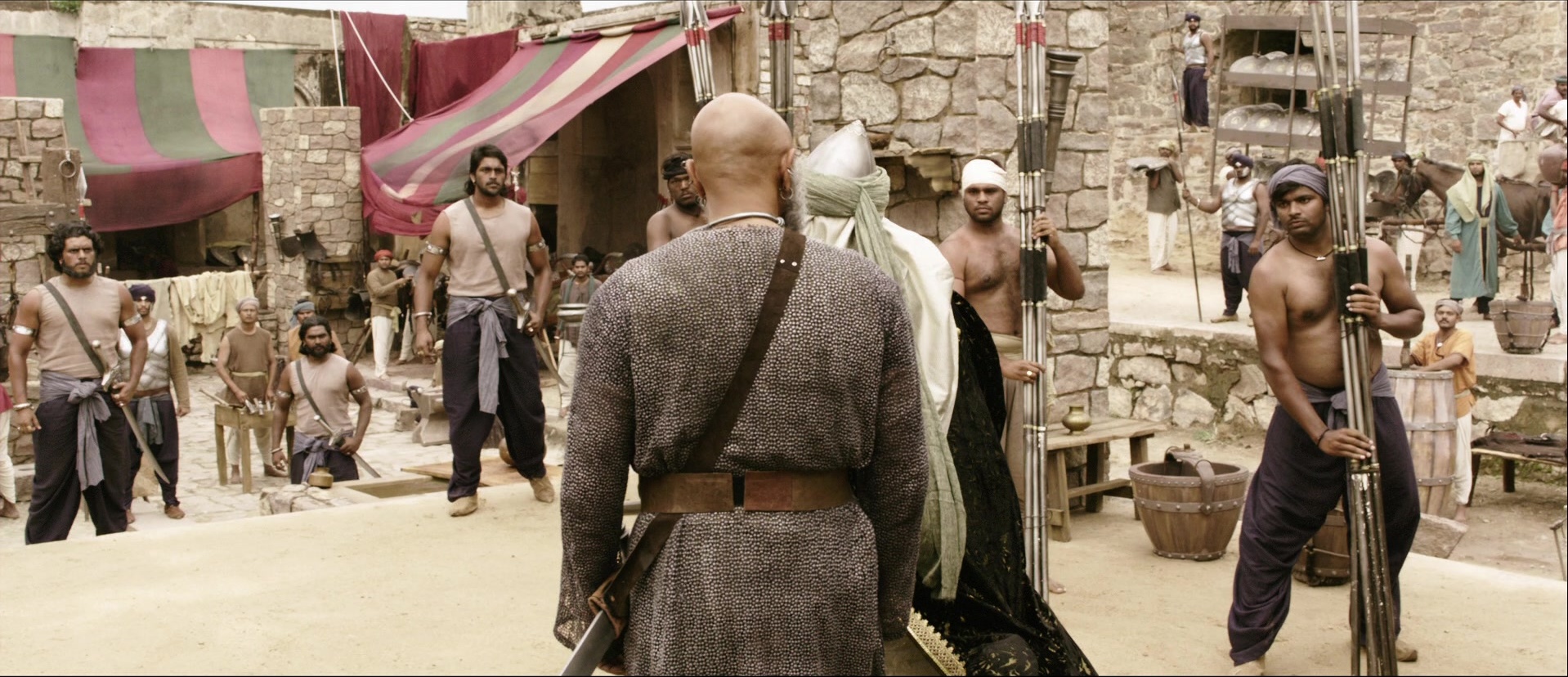 Bãhubali: The Beginning (2015), wide, 2.32:1 — film still