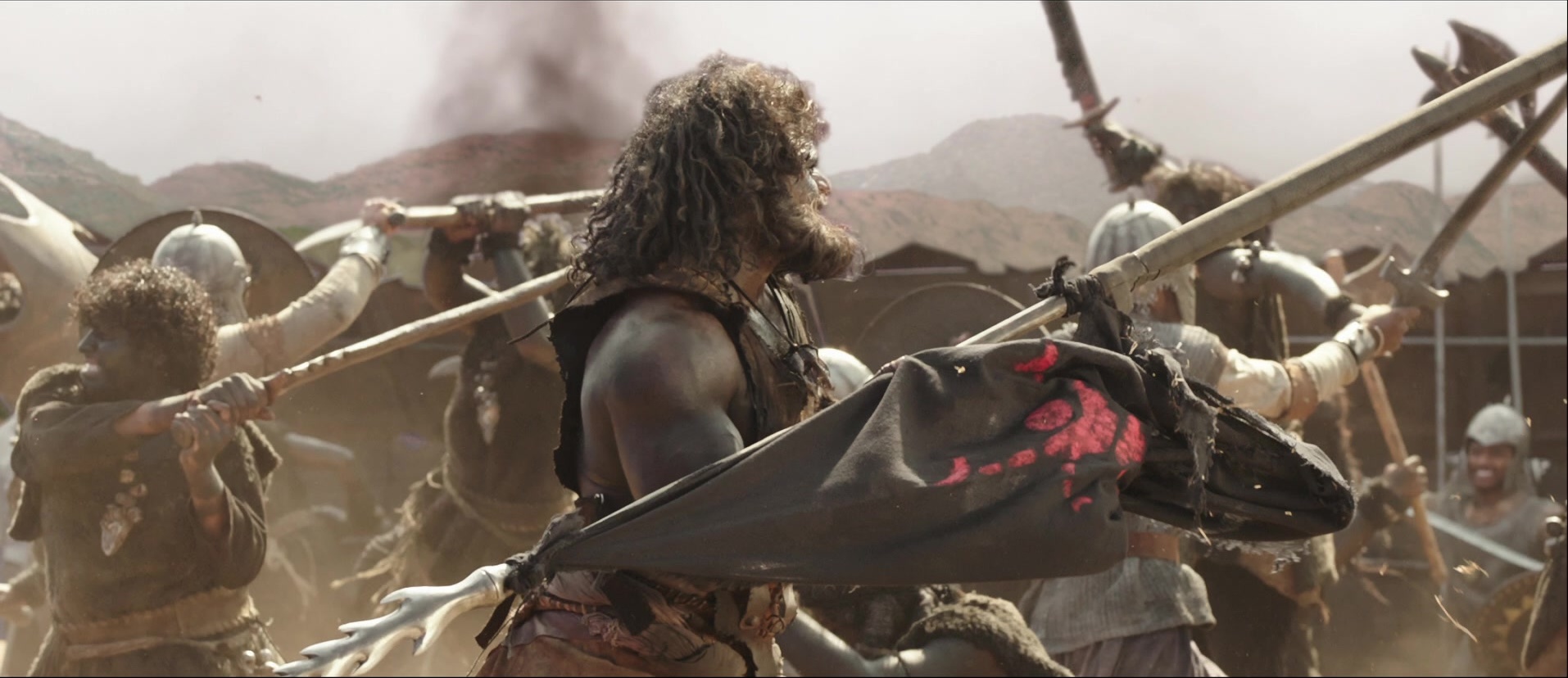 Bãhubali: The Beginning (2015), wide, 2.31:1 — film still