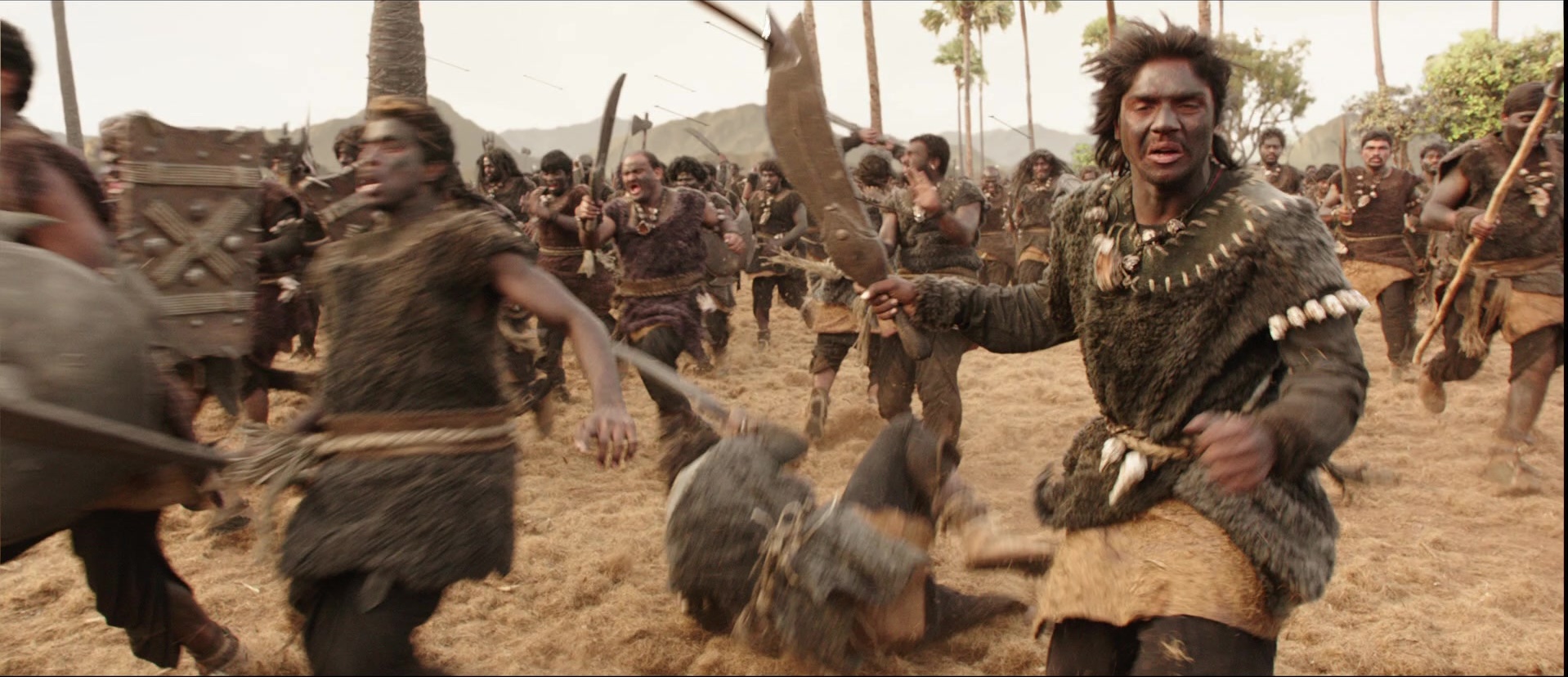 Bãhubali: The Beginning (2015), wide, 2.32:1 — film still