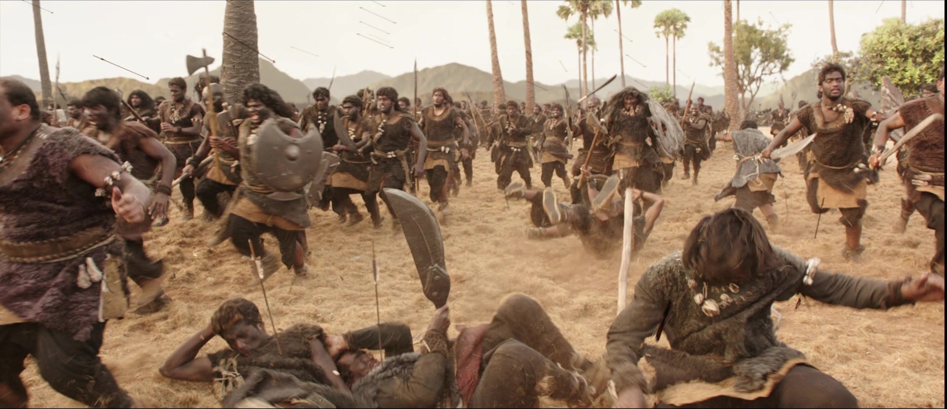 Bãhubali: The Beginning (2015), wide, 2.32:1 — film still