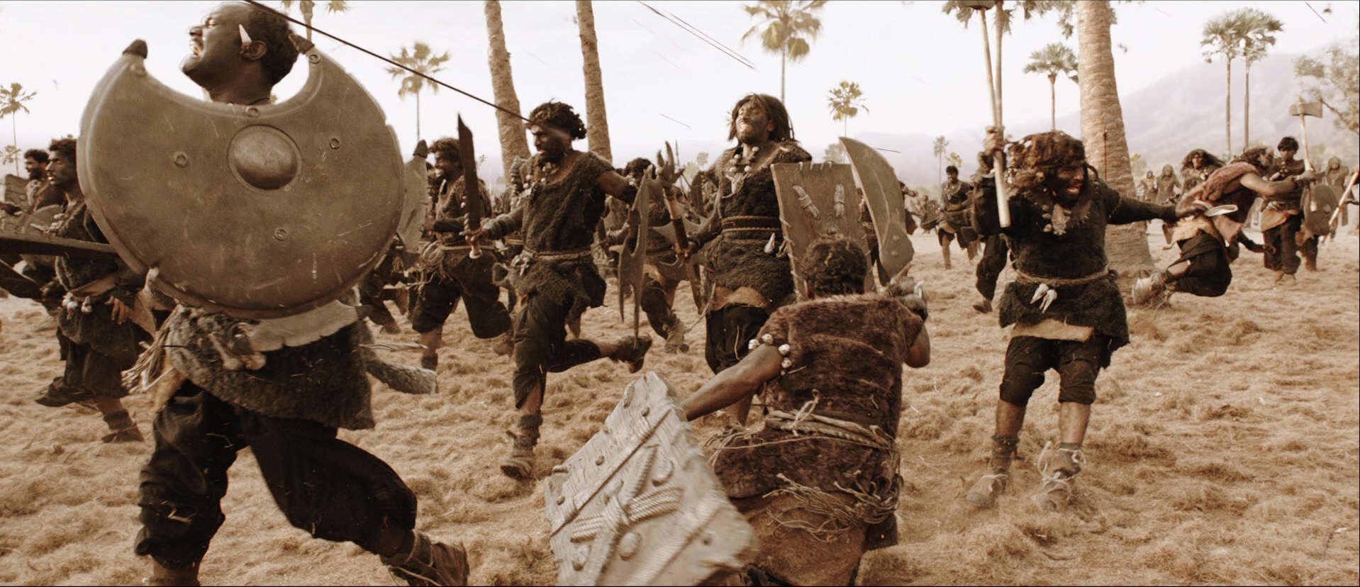 Bãhubali: The Beginning (2015), wide, 2.32:1 — film still