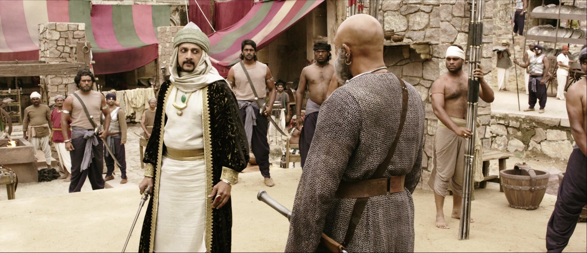 Bãhubali: The Beginning (2015), wide, 2.32:1 — film still