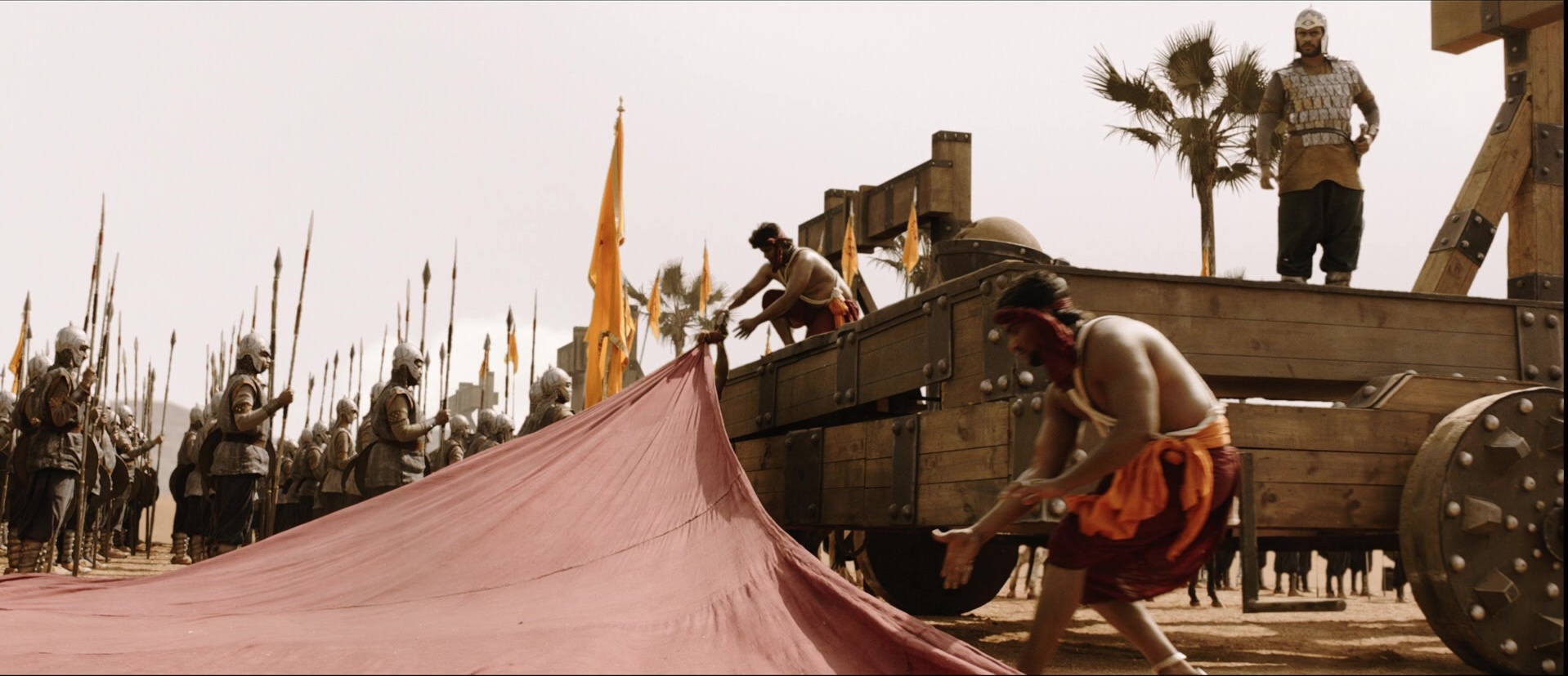 Bãhubali: The Beginning (2015), wide, 2.32:1 — film still