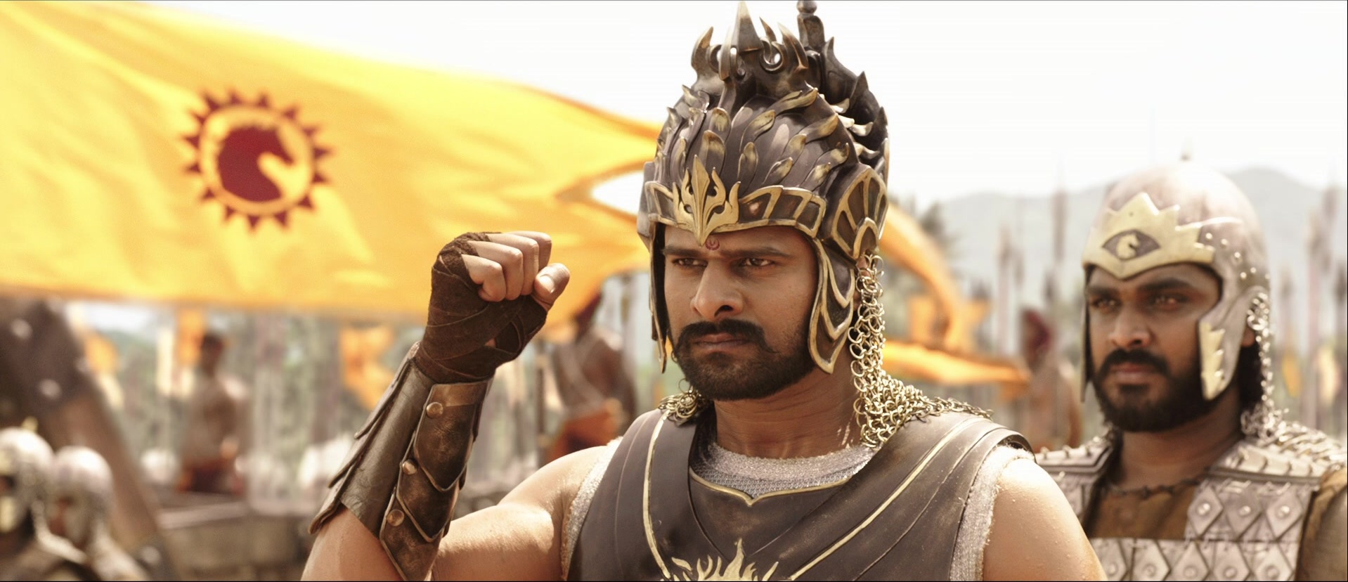 Bãhubali: The Beginning (2015), wide, 2.32:1 — film still
