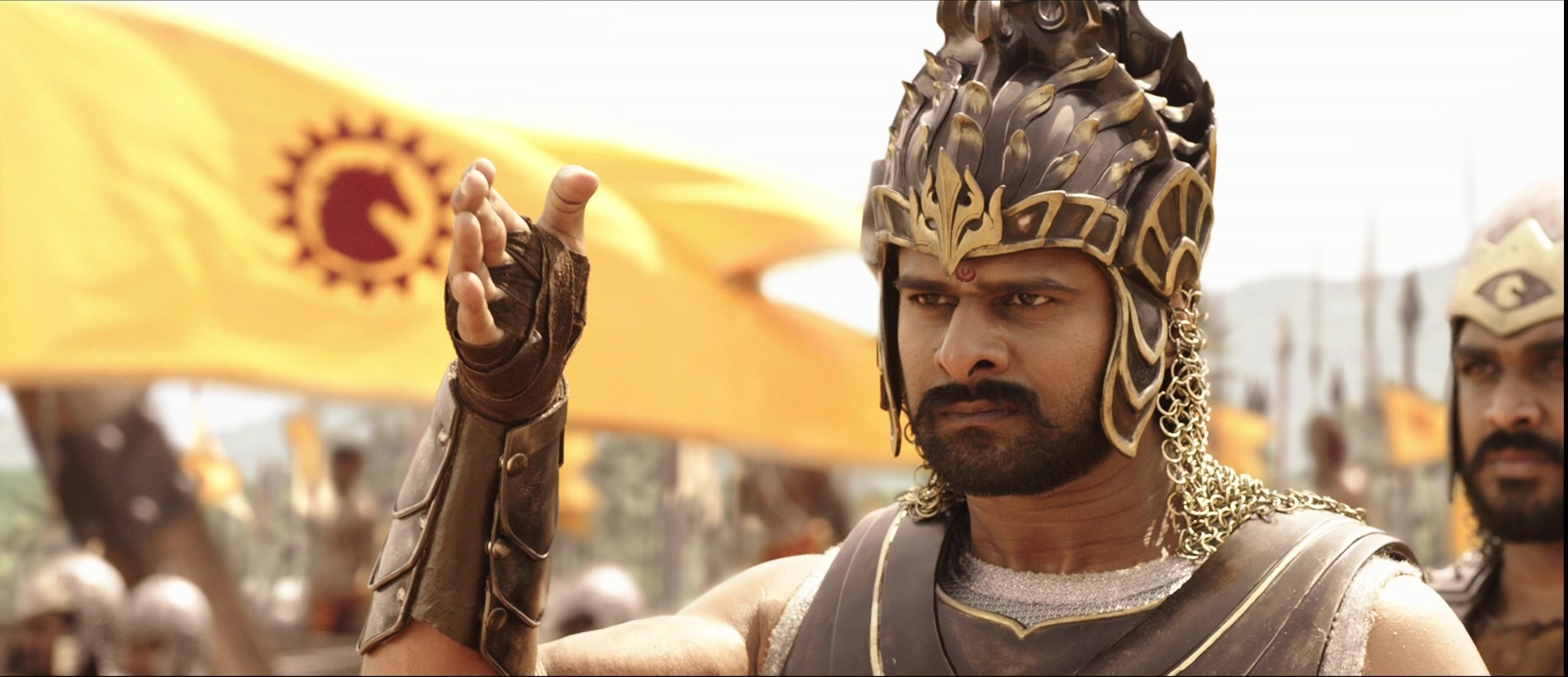 Bãhubali: The Beginning (2015), wide, 2.32:1 — film still