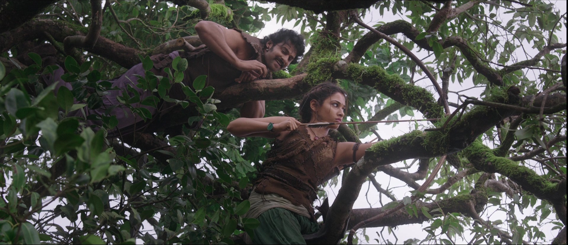 Bãhubali: The Beginning (2015), wide, 2.32:1 — film still