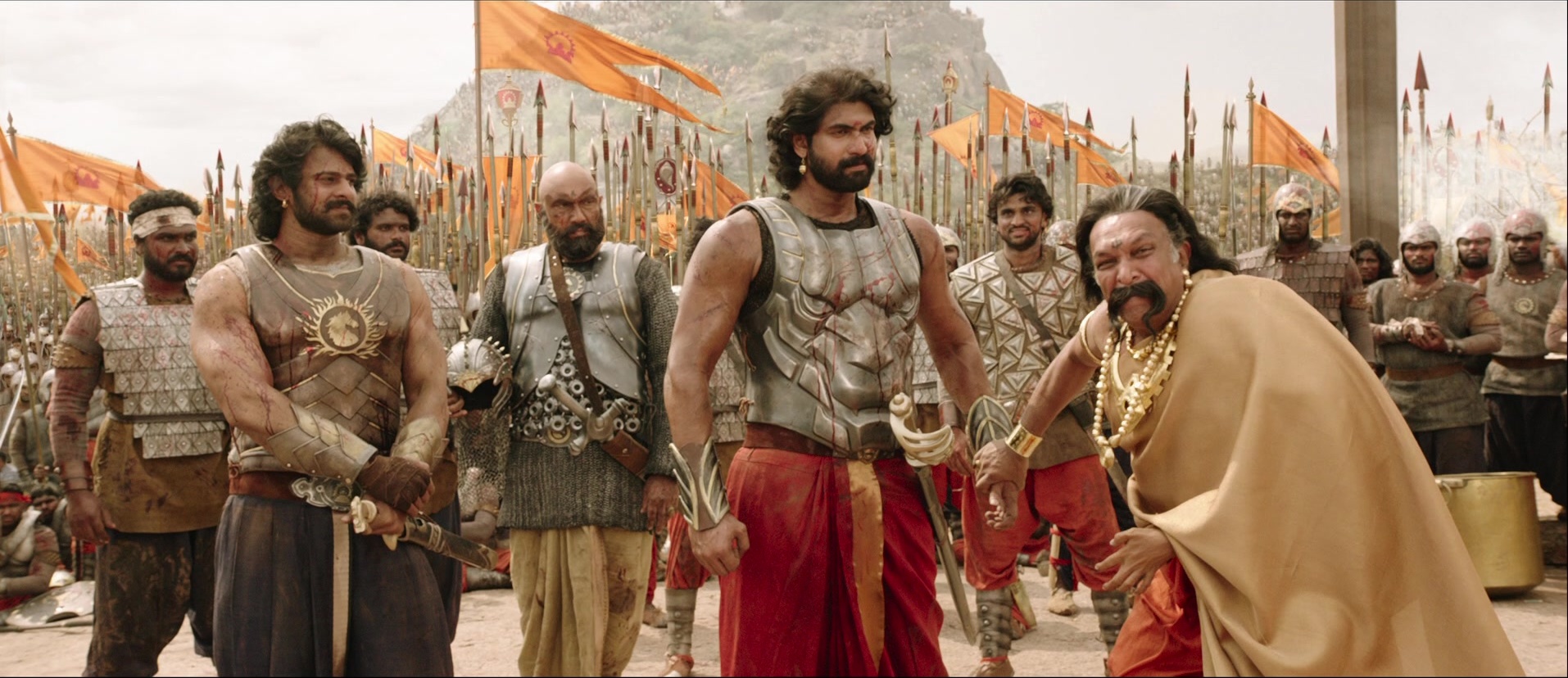 Bãhubali: The Beginning (2015), wide, 2.31:1 — film still