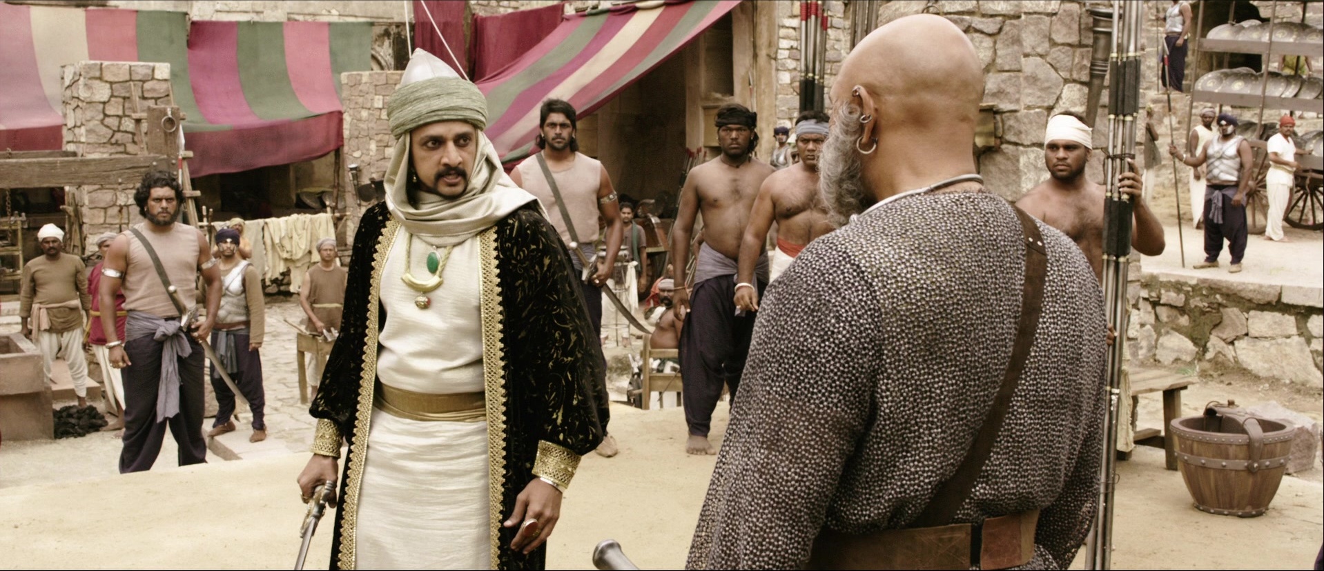 Bãhubali: The Beginning (2015), wide, 2.32:1 — film still