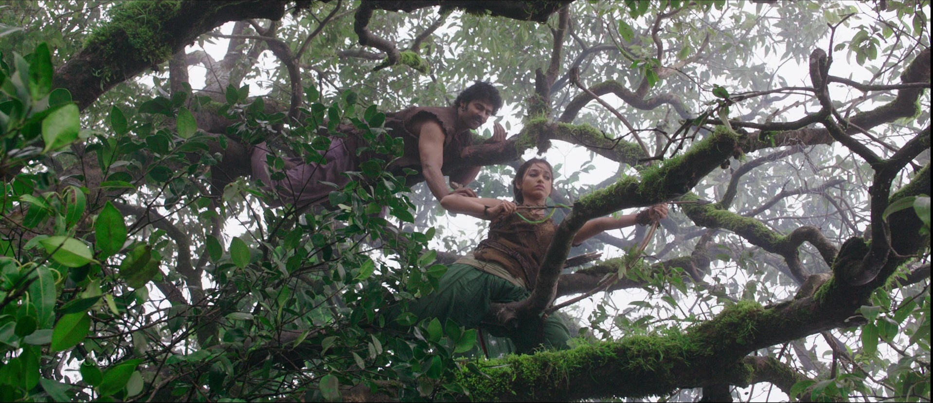 Bãhubali: The Beginning (2015), wide, 2.32:1 — film still