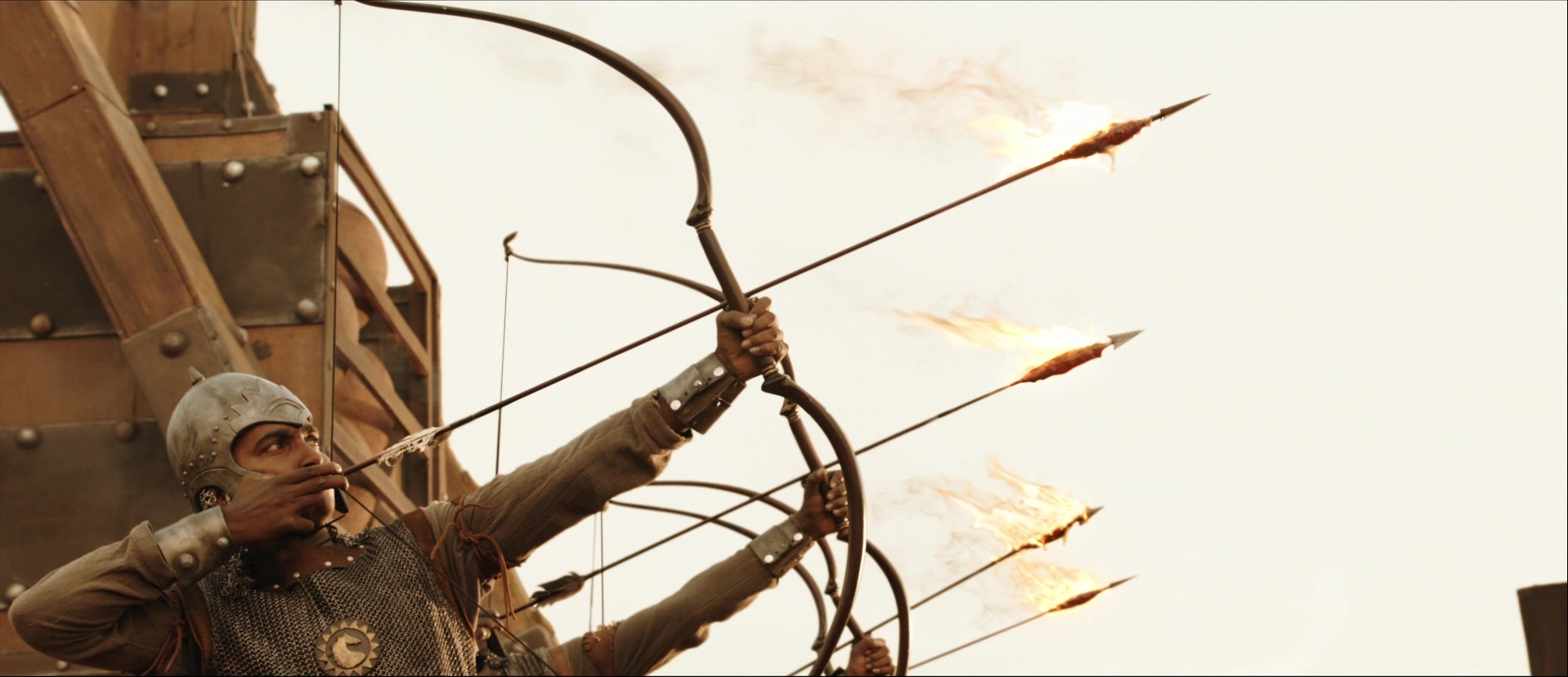 Bãhubali: The Beginning (2015), wide, 2.32:1 — film still