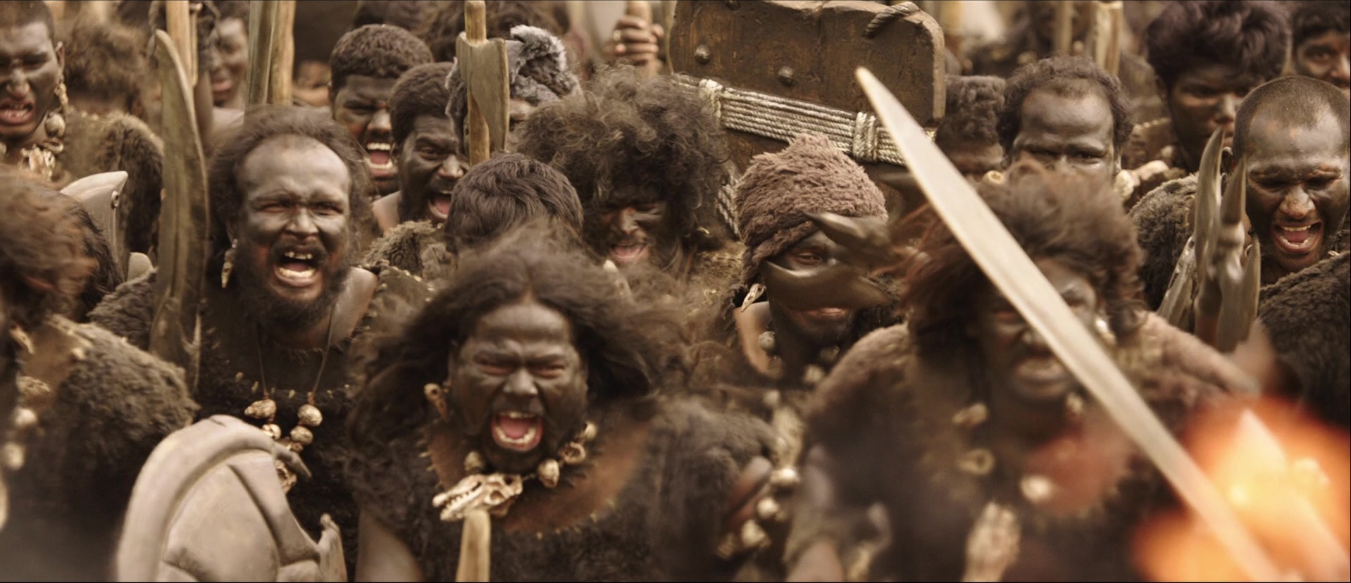 Bãhubali: The Beginning (2015), wide, 2.32:1 — film still