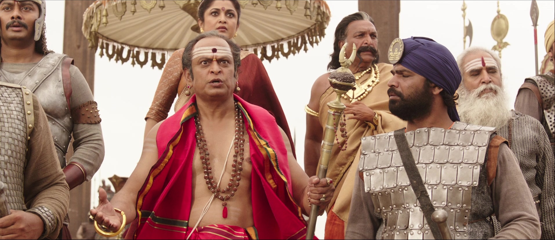 Bãhubali: The Beginning (2015), wide, 2.31:1 — film still