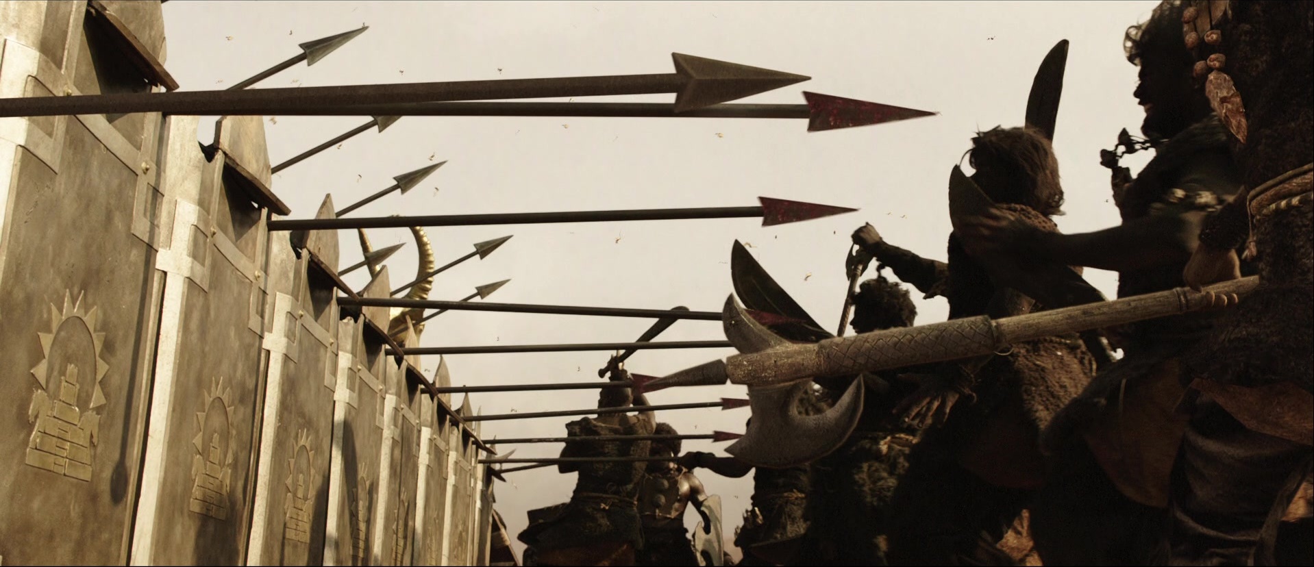 Bãhubali: The Beginning (2015), wide, 2.32:1 — film still
